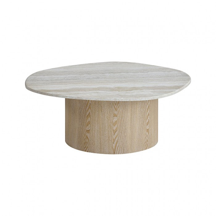Momus Natural Large Coffee Table by Furniture of America at Eve Furniture