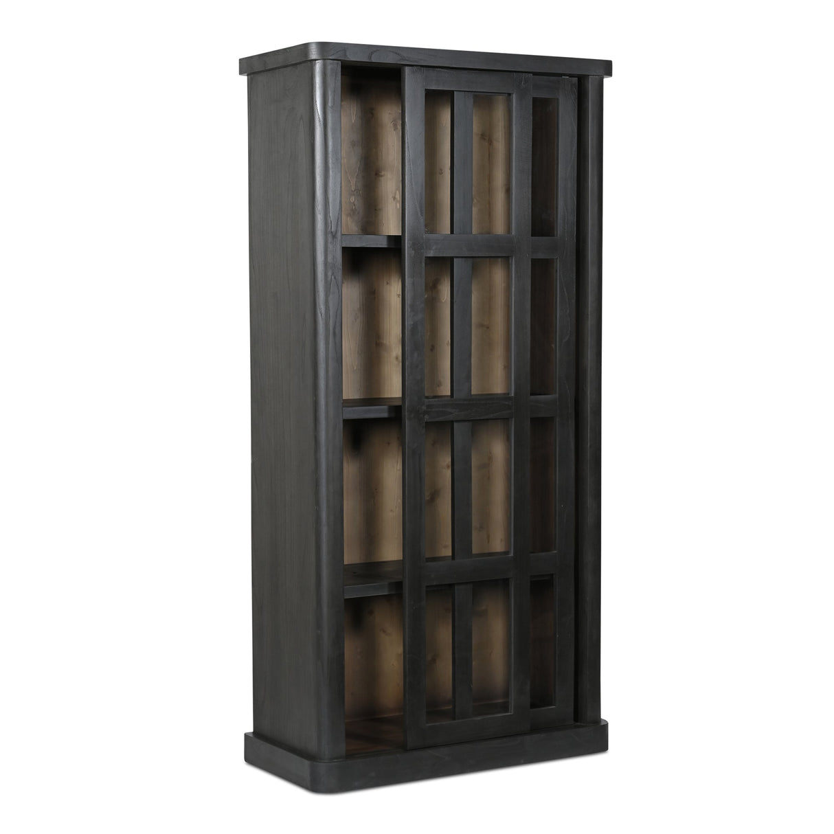 Mona Black Tall Cabinet by MOES at Eve Furniture