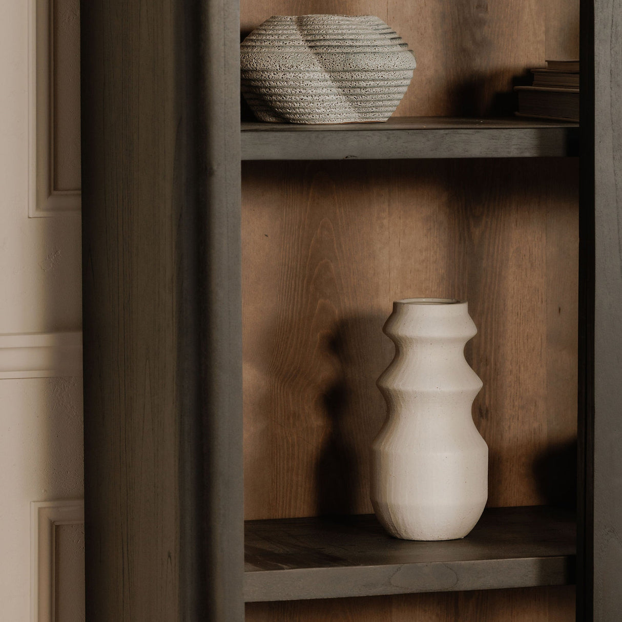 Mona Black Tall Cabinet by MOES at Eve Furniture