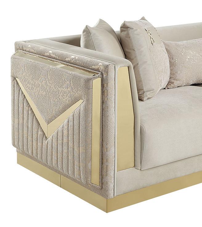 Monaco Cream Living Room Set by New Era Innovations at Eve Furniture