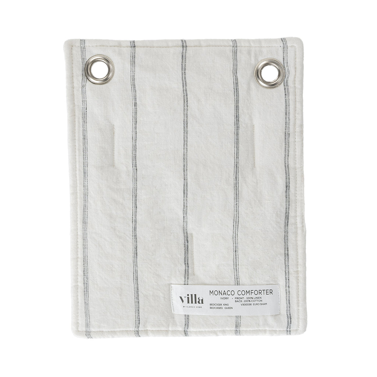 Monaco Ivory Comforter Collection by Classic Home at Eve Furniture
