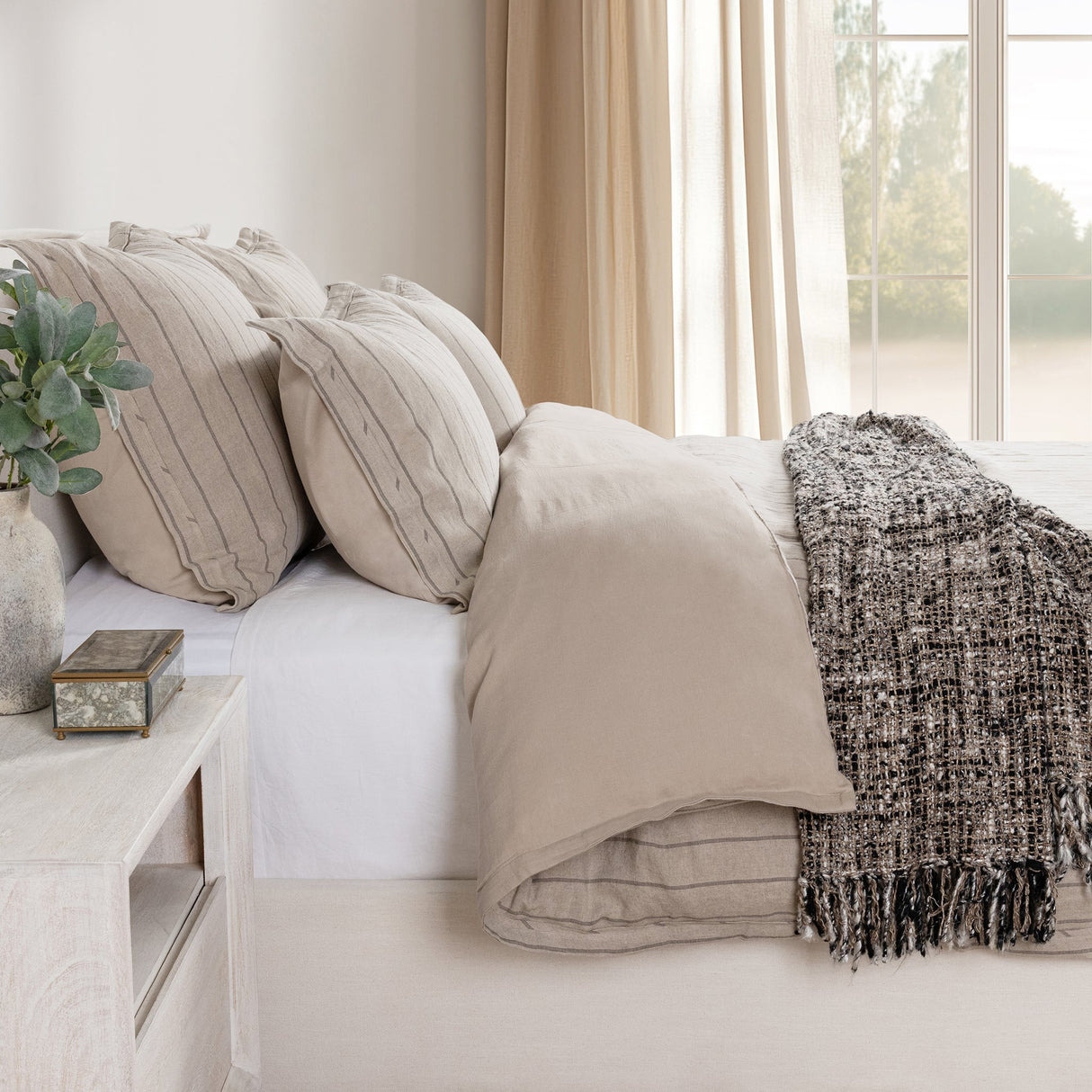 Monaco Natural Duvet Collection by Classic Home at Eve Furniture