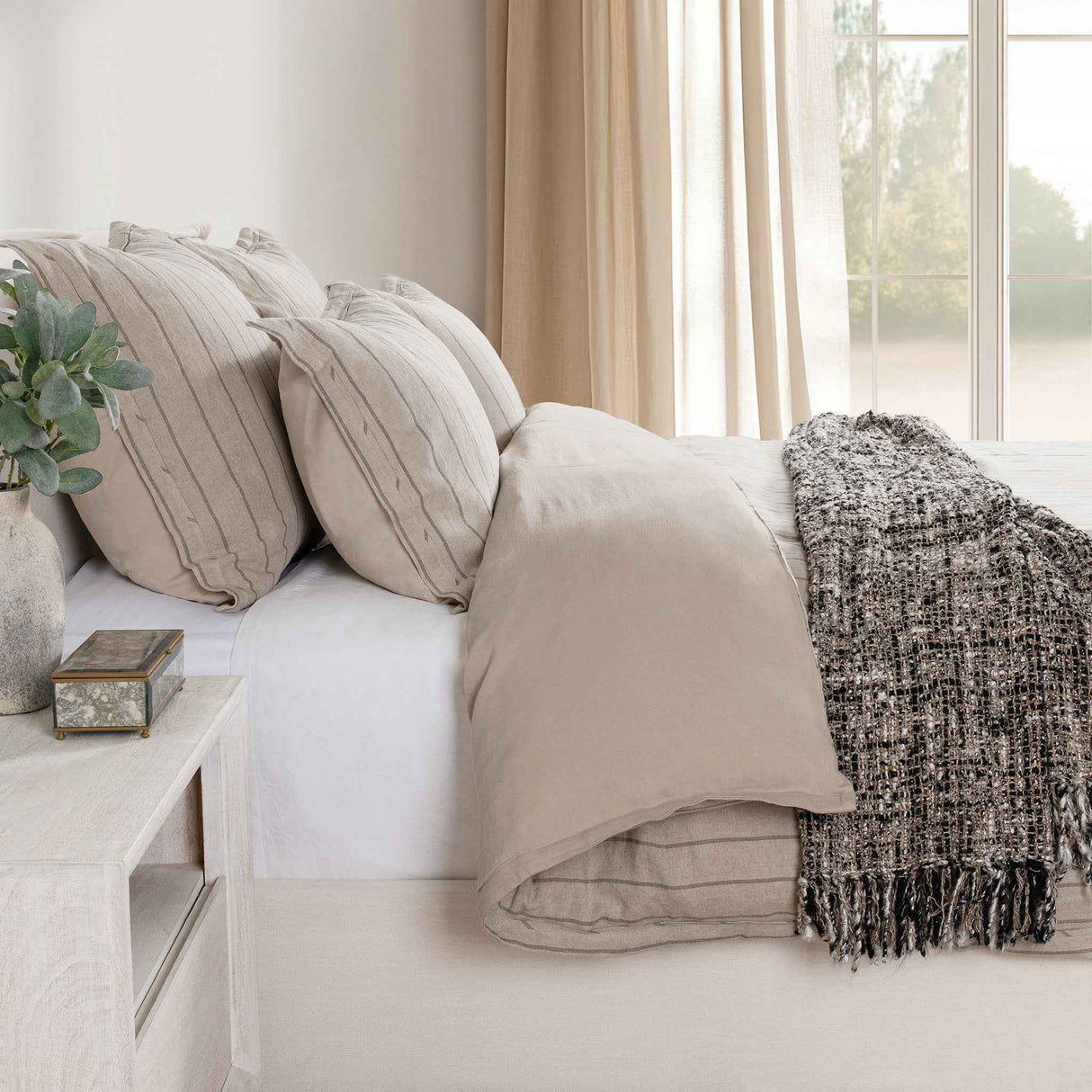 Monaco Natural Duvet Collection by Classic Home at Eve Furniture