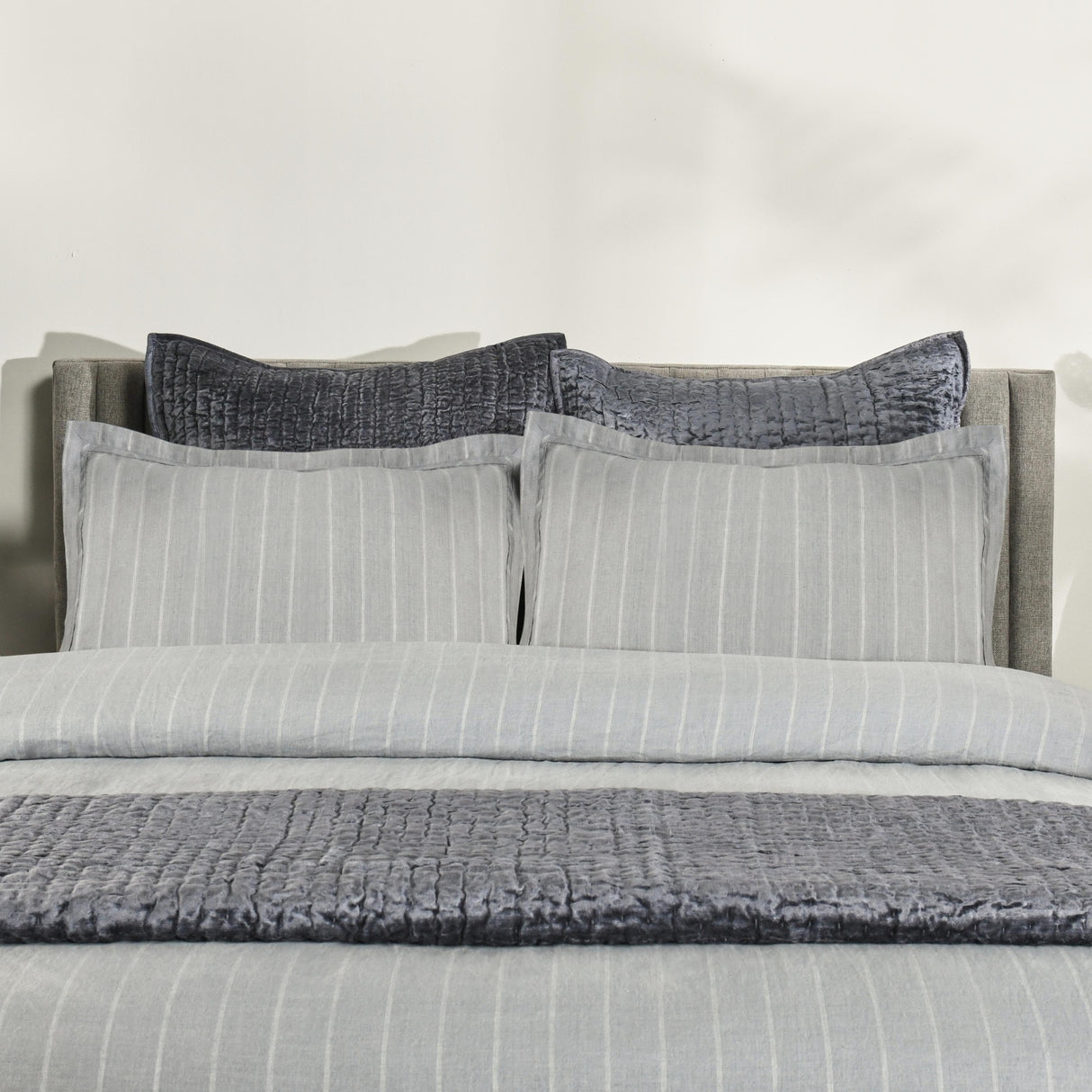 Monaco Sea Fog Duvet Collection by Classic Home at Eve Furniture