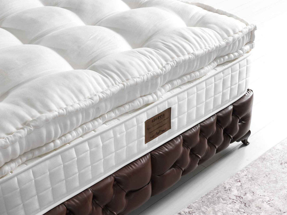 Monalisa Storage Bed With Headboard Brown by Furnia at Eve Furniture