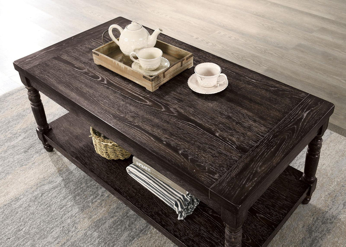 Monango Weathered Gray 3 Pc. Table Set by Furniture of America at Eve Furniture