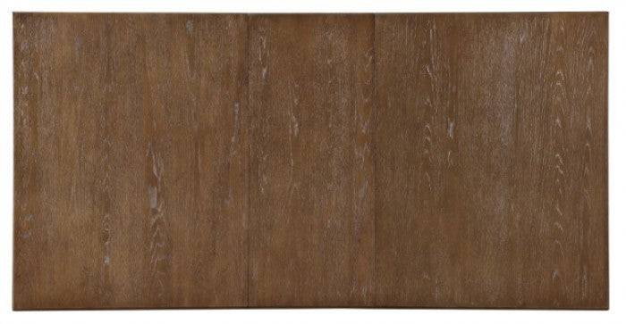 Monclova Rustic Oak/Beige Dining Table by Furniture of America at Eve Furniture
