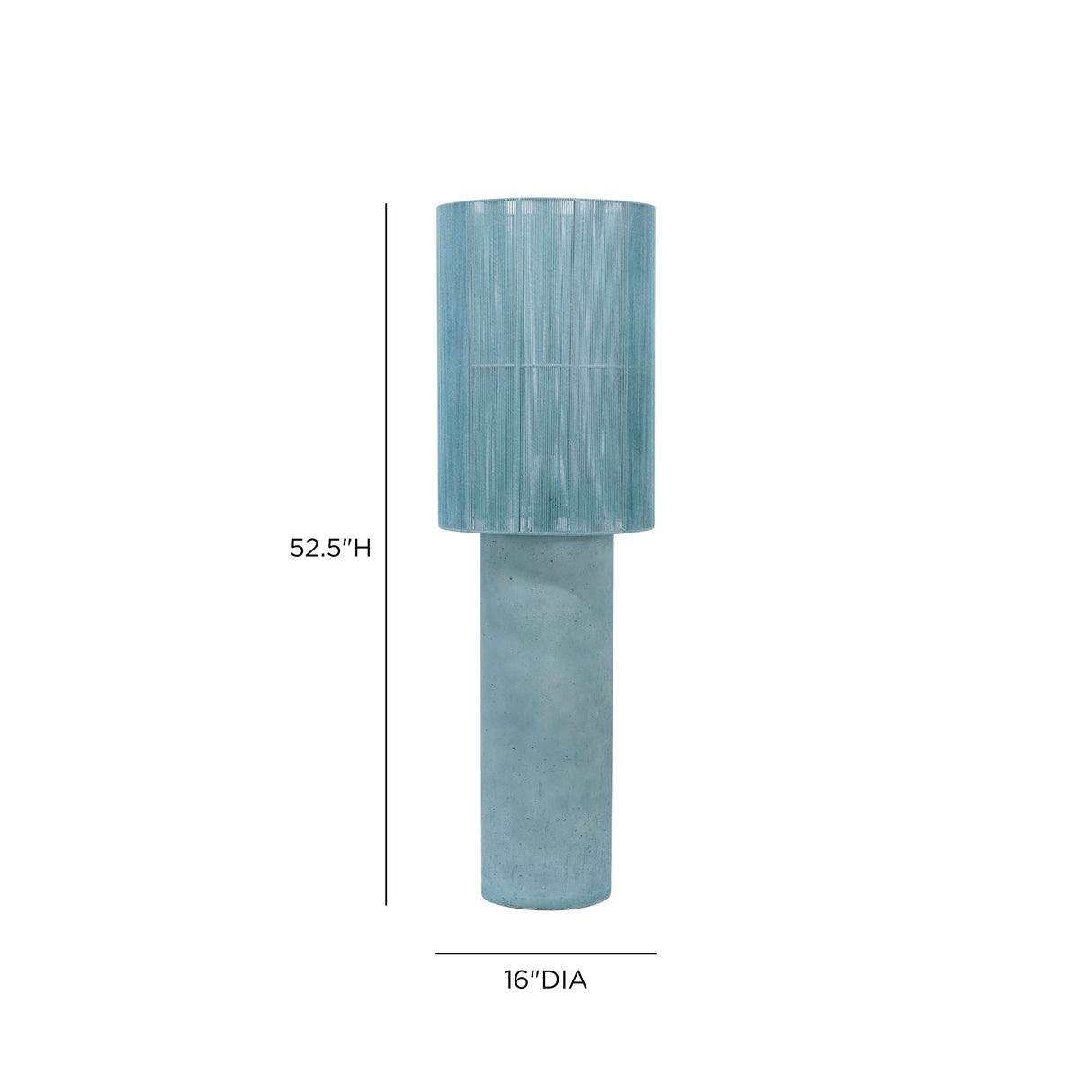 Mondada Concrete Floor Lamp by TOV Furniture at Eve Furniture