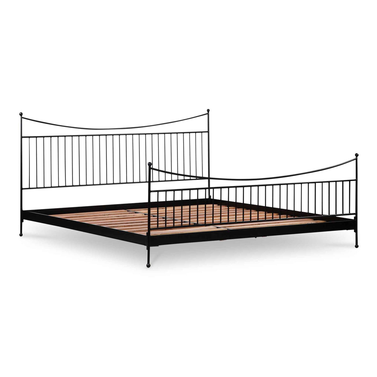 Monet Black King Bed by Moe's Home at Eve Furniture