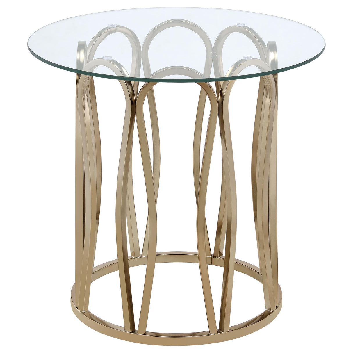 Monett Chocolate Chrome 3-Piece Coffee and End Table Set by Coaster at Eve Furniture