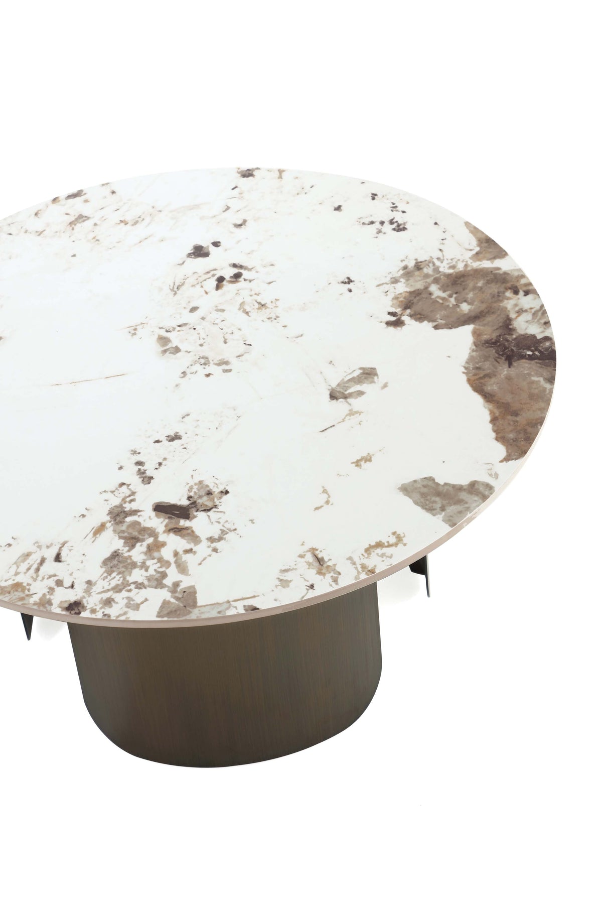 Monica Coffee Table and End Table in Gold (set of 2) by Manhattan Comfort at Eve Furniture