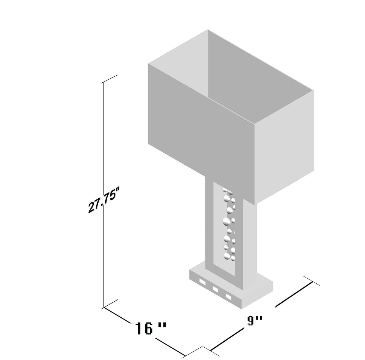 Monica Table Lamp by Crown Mark at Eve Furniture