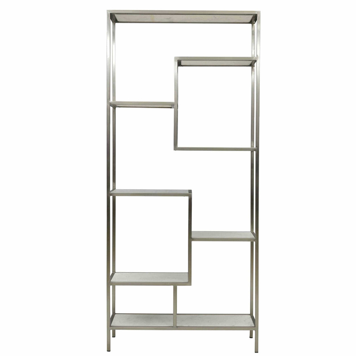 Monroe Bookcase, Antique Nickel by Dovetail at Eve Furniture