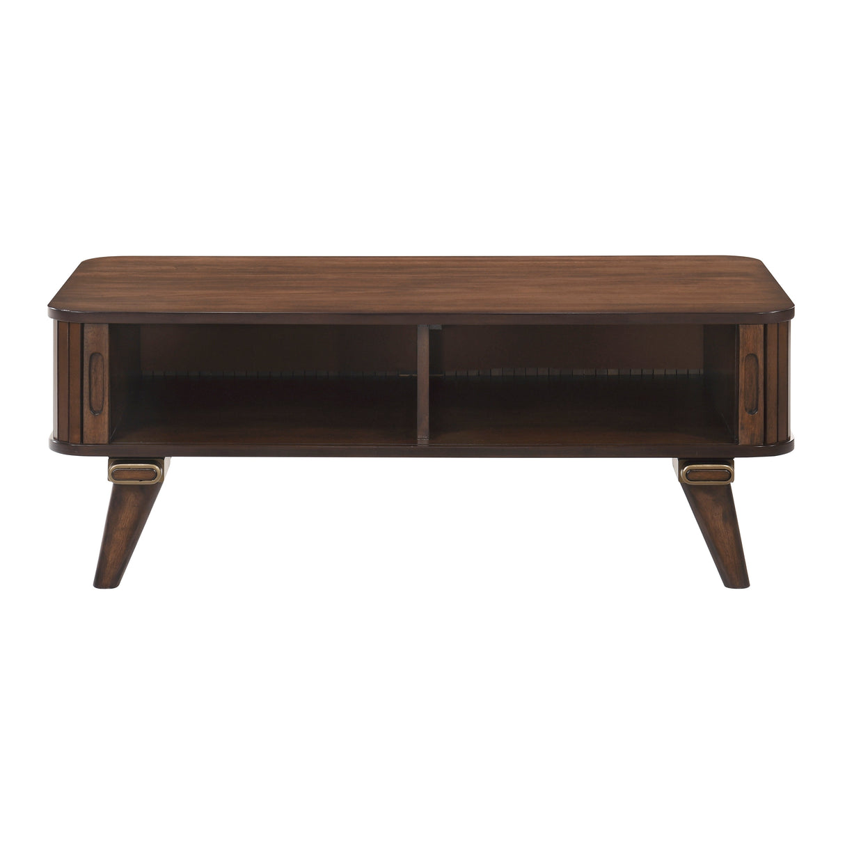Monroe Walnut Cocktail Table by Homelegance at Eve Furniture