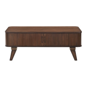 Monroe Walnut Cocktail Table by Homelegance at Eve Furniture