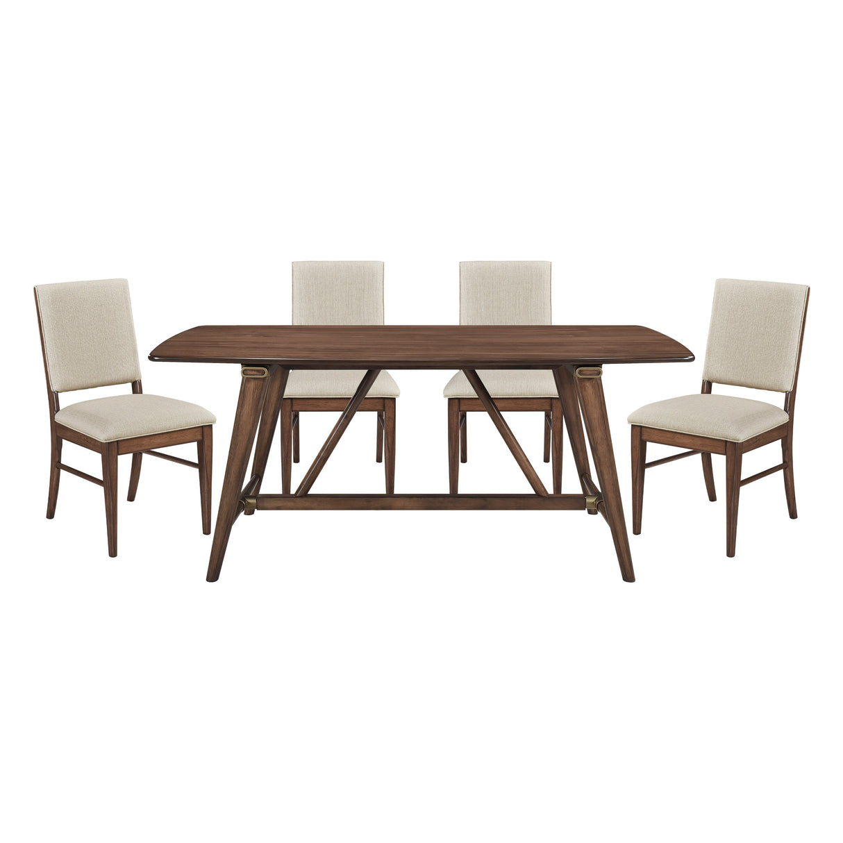 Monroe Walnut Dining Set by Homelegance at Eve Furniture