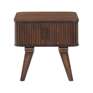 Monroe Walnut End Table by Homelegance at Eve Furniture