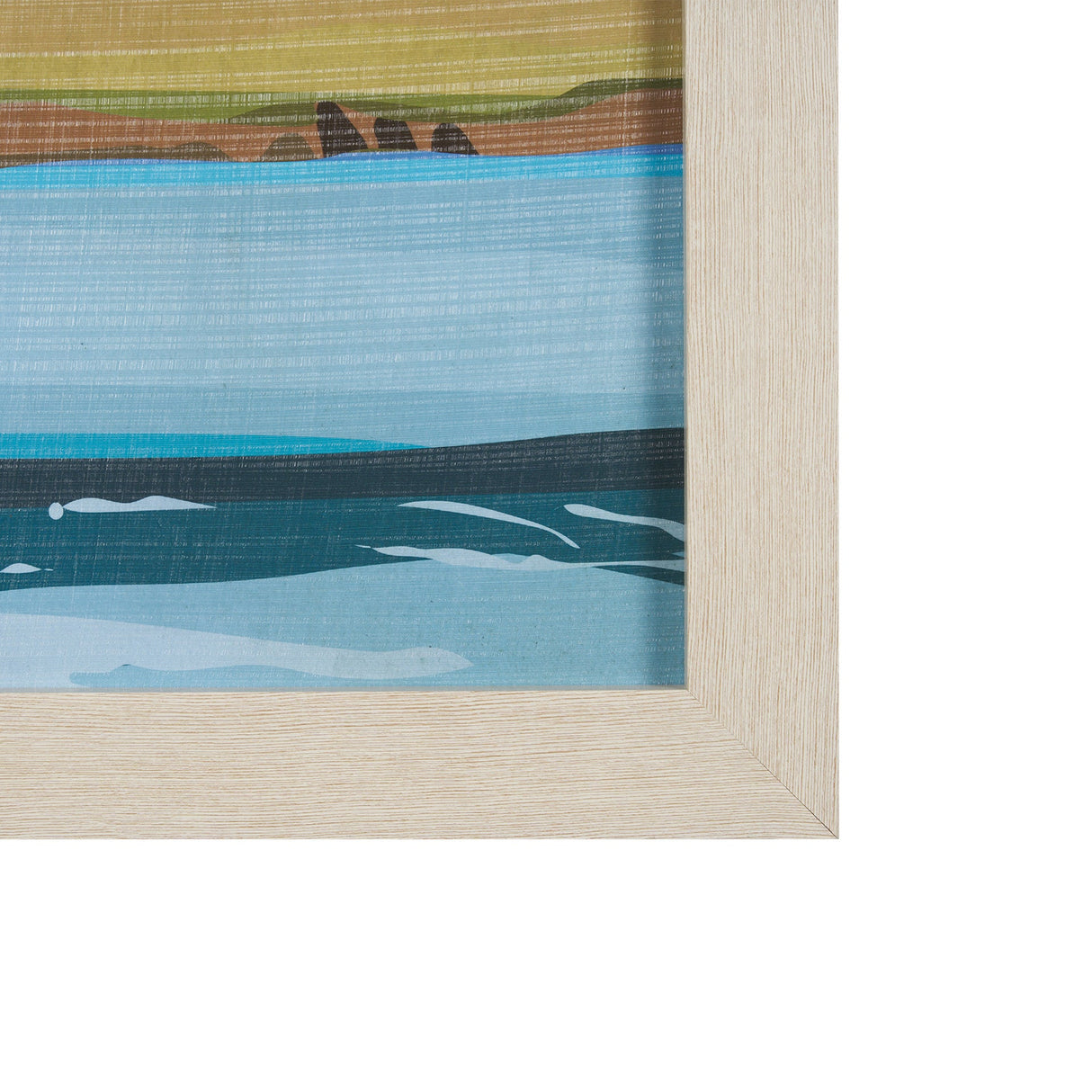 Montana Go USA (L) by Mercana Studio a Hand Embellished Decograph Framed Art Print by Mercana at Eve Furniture