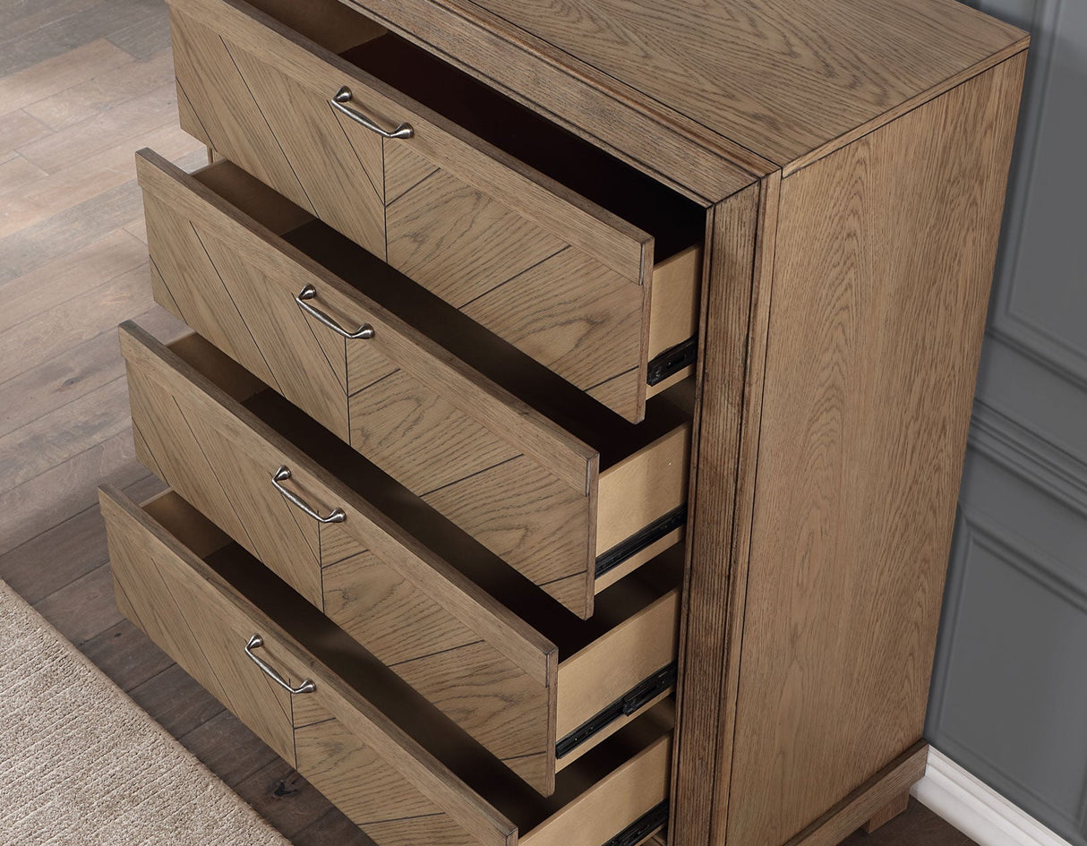 Montana Weathered Sand Bedroom Set by Steve Silver at Eve Furniture