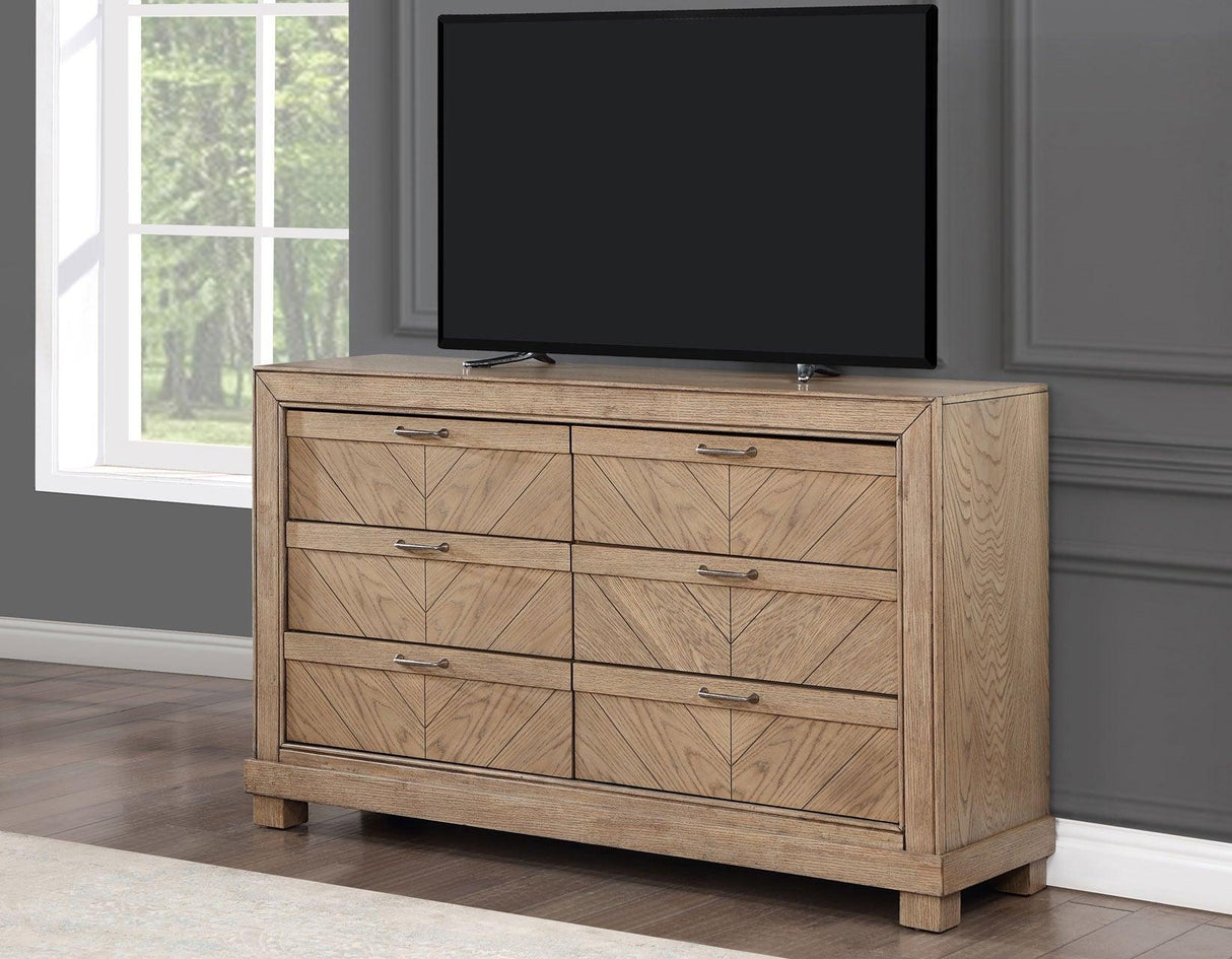 Montana Sand 4-Piece King Bedroom Set by Steve Silver at Eve Furniture