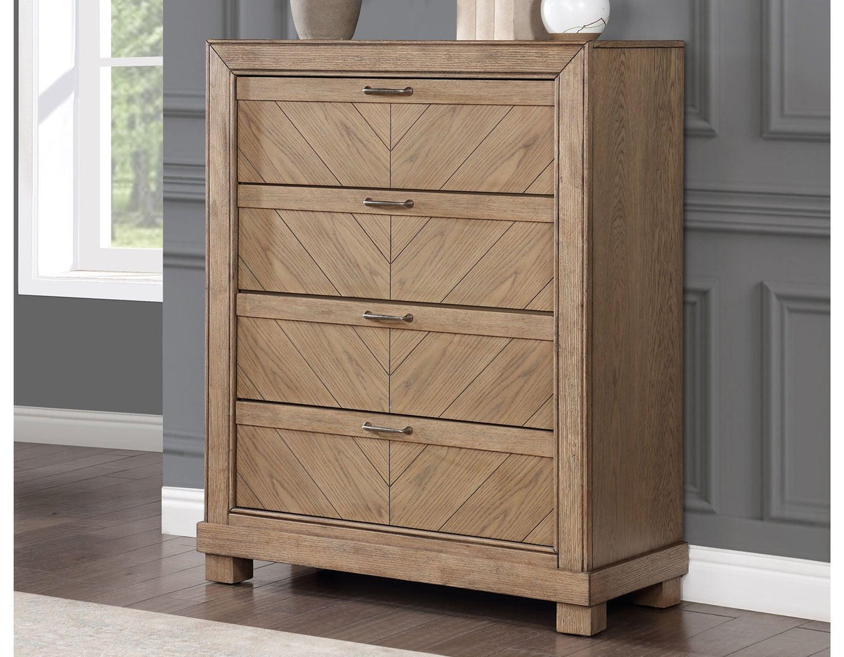 Montana Sand 4-Piece King Bedroom Set by Steve Silver at Eve Furniture