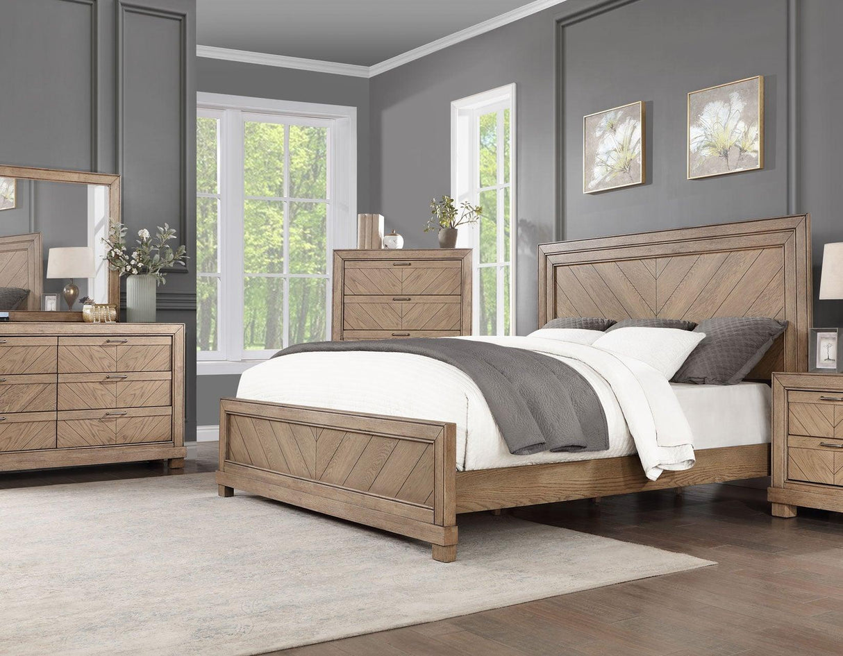 Montana Sand 4-Piece King Bedroom Set by Steve Silver at Eve Furniture