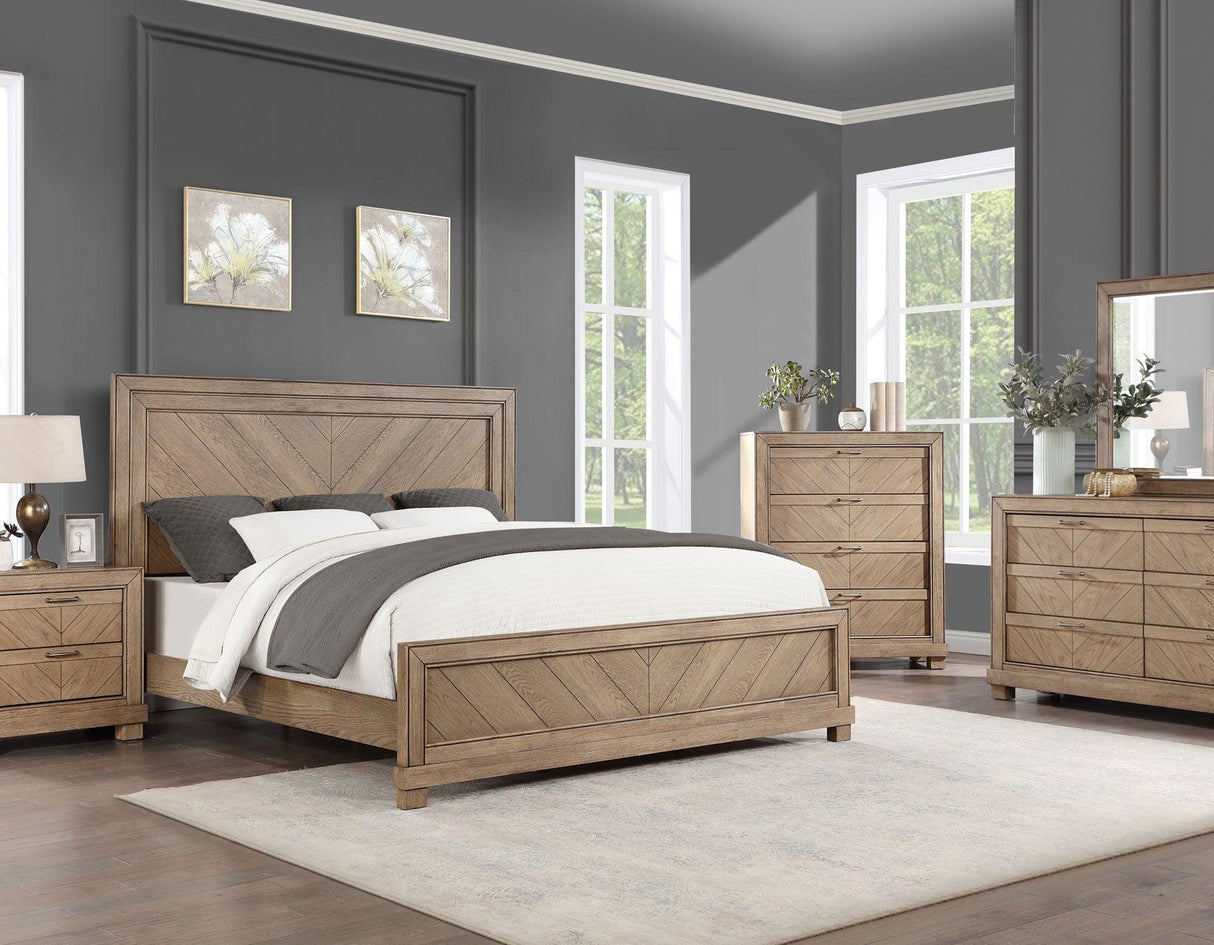 Montana Sand 4-Piece King Bedroom Set by Steve Silver at Eve Furniture