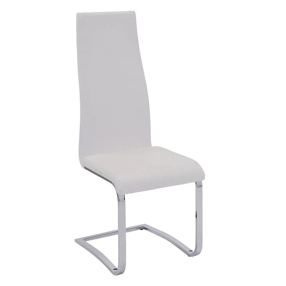 Montclair Black/Chrome High Back Dining Chairs, Set of 4 by Coaster at Eve Furniture