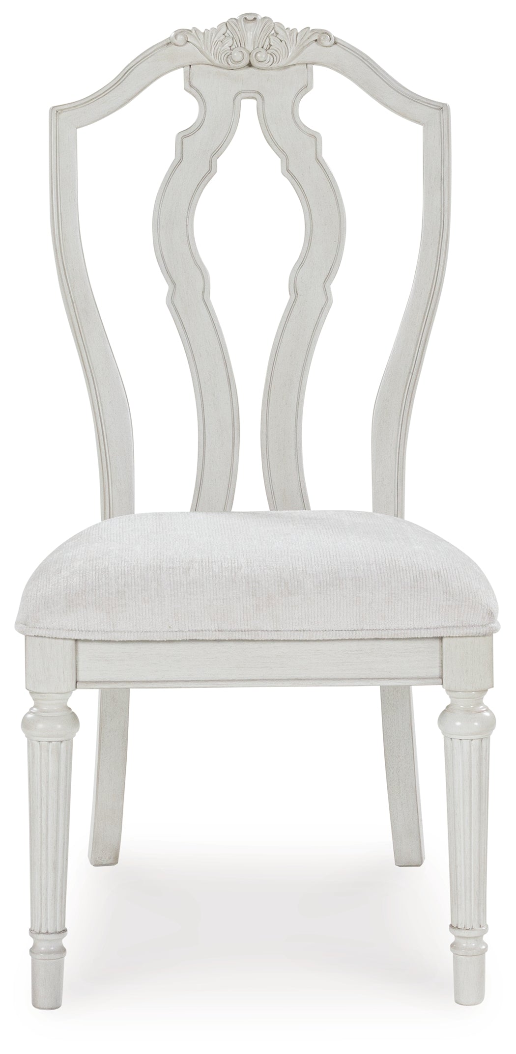 Montelaine Antiqued White Extendable Dining Room Set by Ashley at Eve Furniture