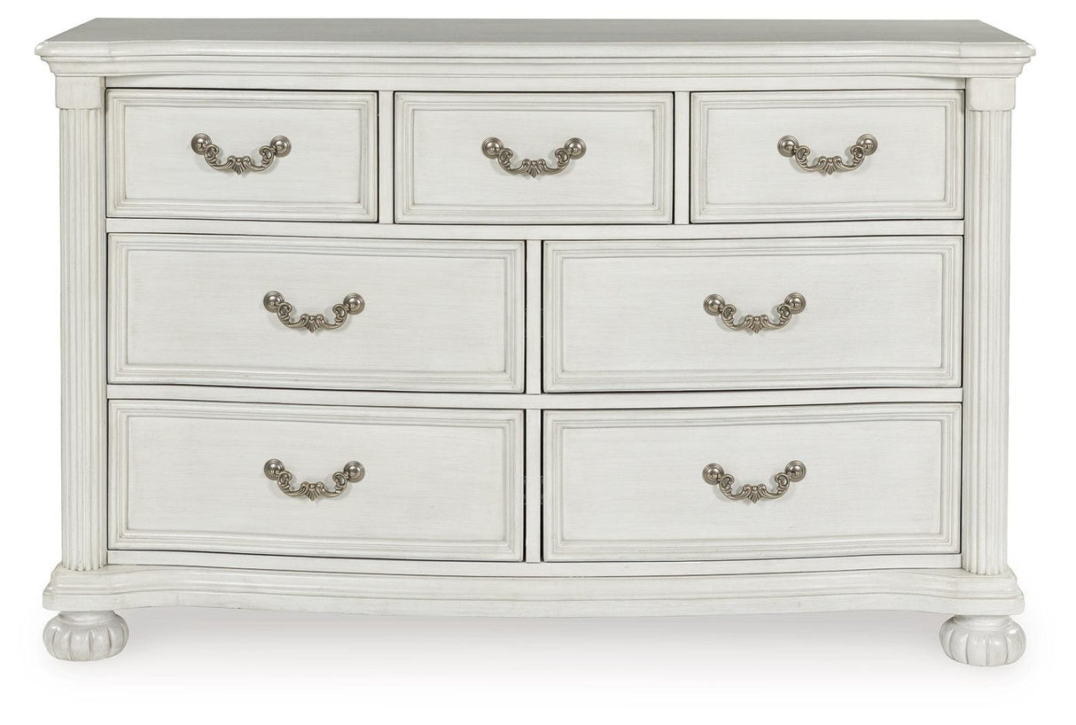 Montelaine Antique White Dresser by Ashley at Eve Furniture