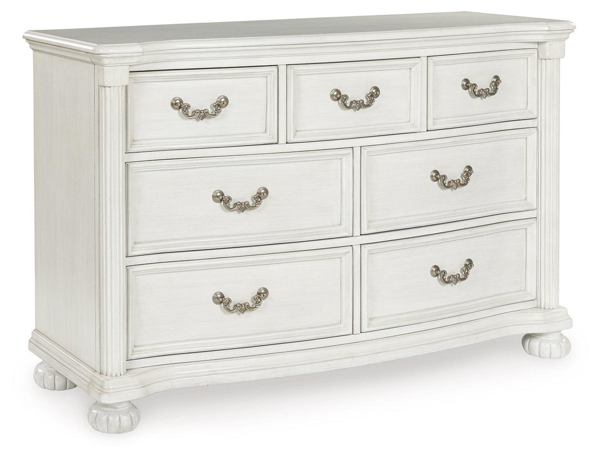 Montelaine Antique White Dresser by Ashley at Eve Furniture