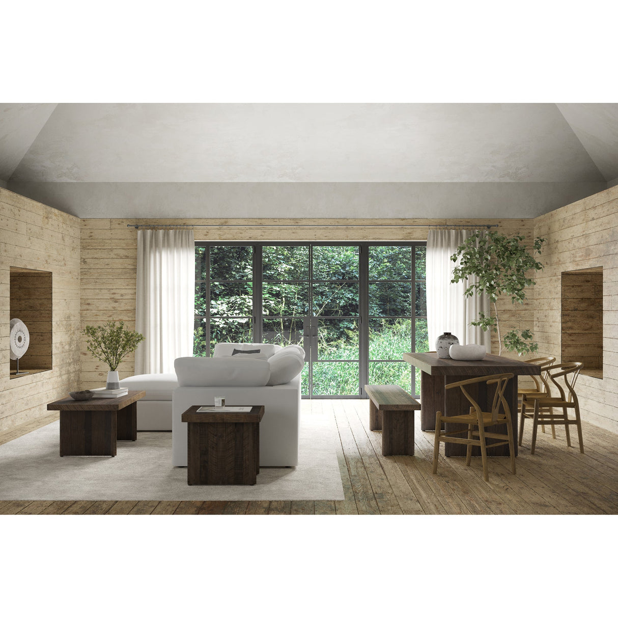 Monterey Aged Brown Coffee Table by Moe's Home at Eve Furniture
