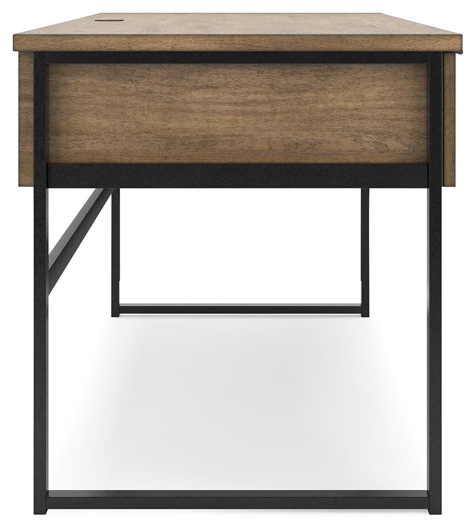 Montia Light Brown 67" Home Office Desk by Ashley at Eve Furniture