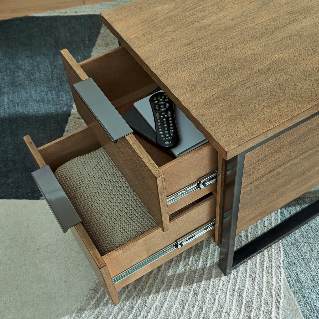 Montia Light Brown End Table by Ashley at Eve Furniture