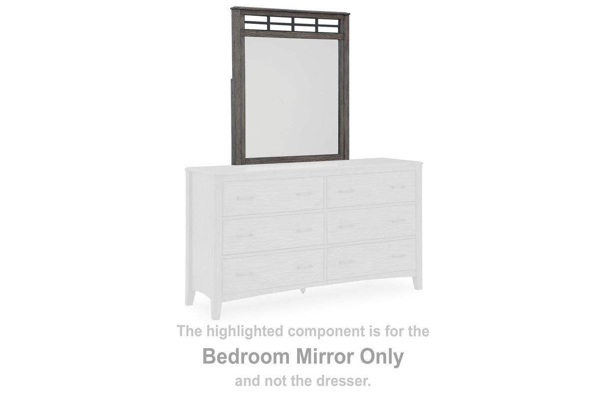 Montillan Grayish Brown Bedroom Mirror by Ashley at Eve Furniture