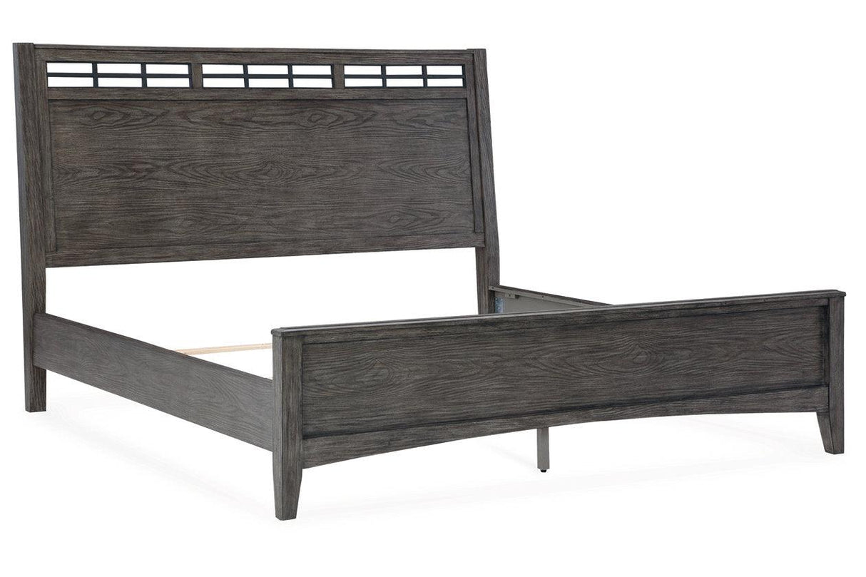 Montillan Grayish Brown Queen Panel Bed by Ashley at Eve Furniture
