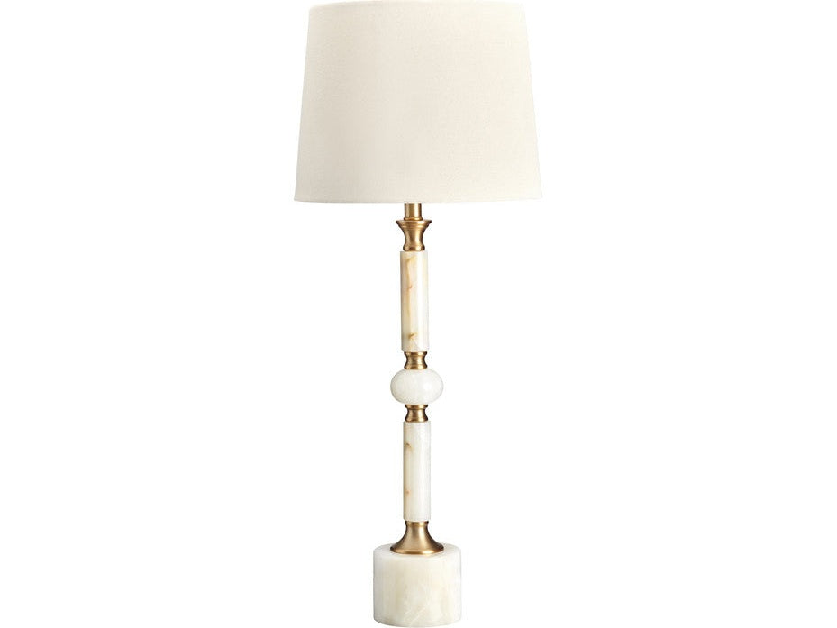 Montrose White/Gold Buffet Lamp (Set of 2) by Crestview at Eve Furniture