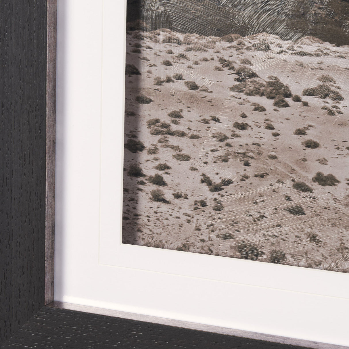 Monument Valley II Sepia by Debra Van Swearingen a Hand Embellished Framed Photo Art Print Matted un by Mercana at Eve Furniture