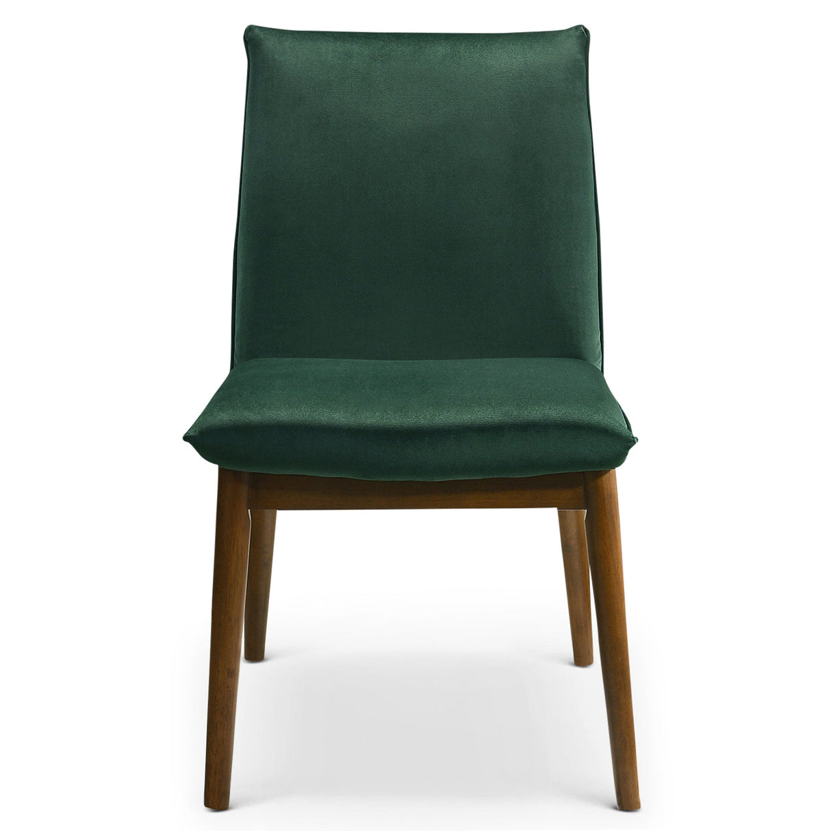 Monza Dark Green Velvet Dining Chair (Set Of 2) by Ashcroft Imports at Eve Furniture