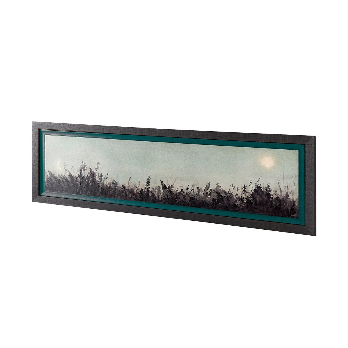 Moon Sets, Sun Rises by Mercana Studio a Hand Embellished Textured Framed Art Print by Mercana at Eve Furniture