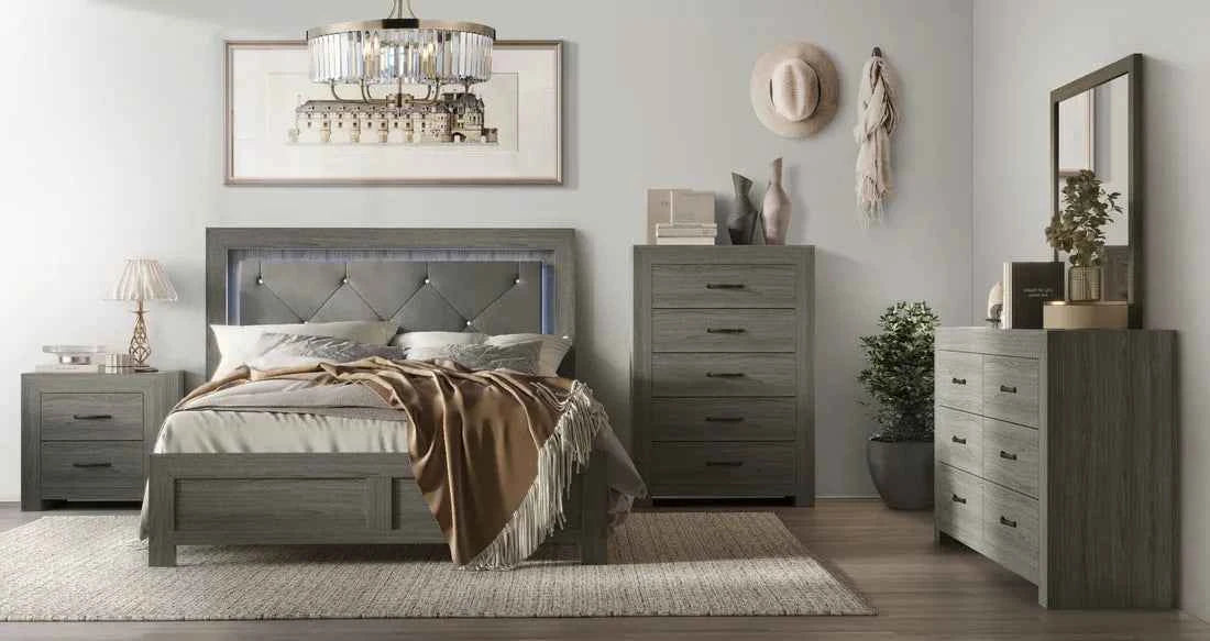 Moonlight 5-Piece Bedroom Set (copy) by Happy Homes at Eve Furniture