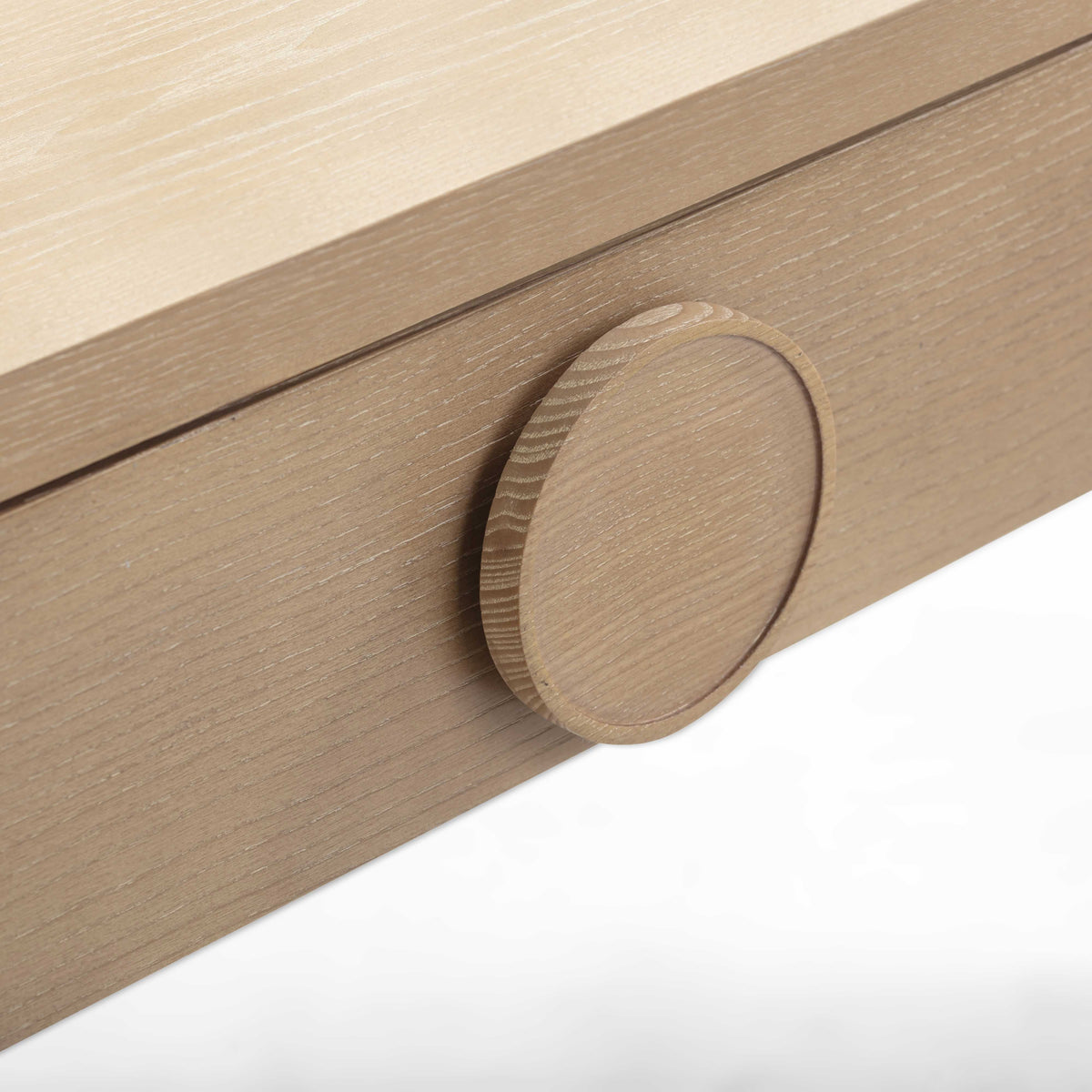 Moonrise 48" Natural Ash 2-Drawer Desk by TOV Furniture at Eve Furniture
