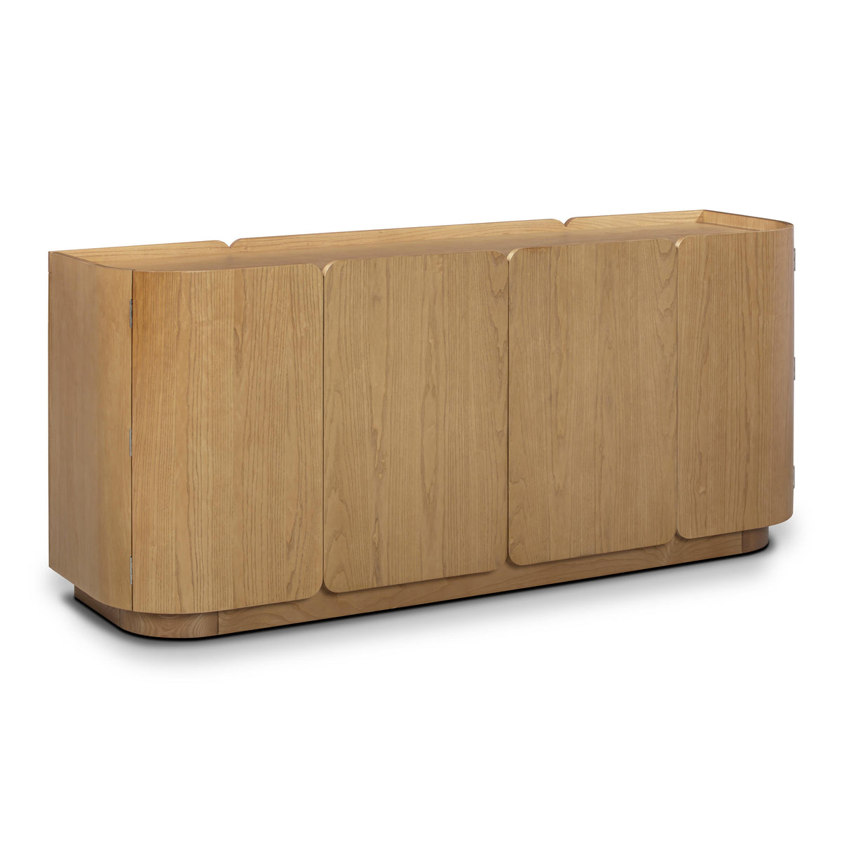 Moora 70" Natural Ash 4-Door Sideboard by TOV Furniture at Eve Furniture