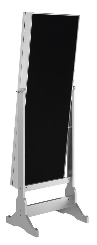 Moore Silver Jewelry Cheval Mirror by Coaster at Eve Furniture