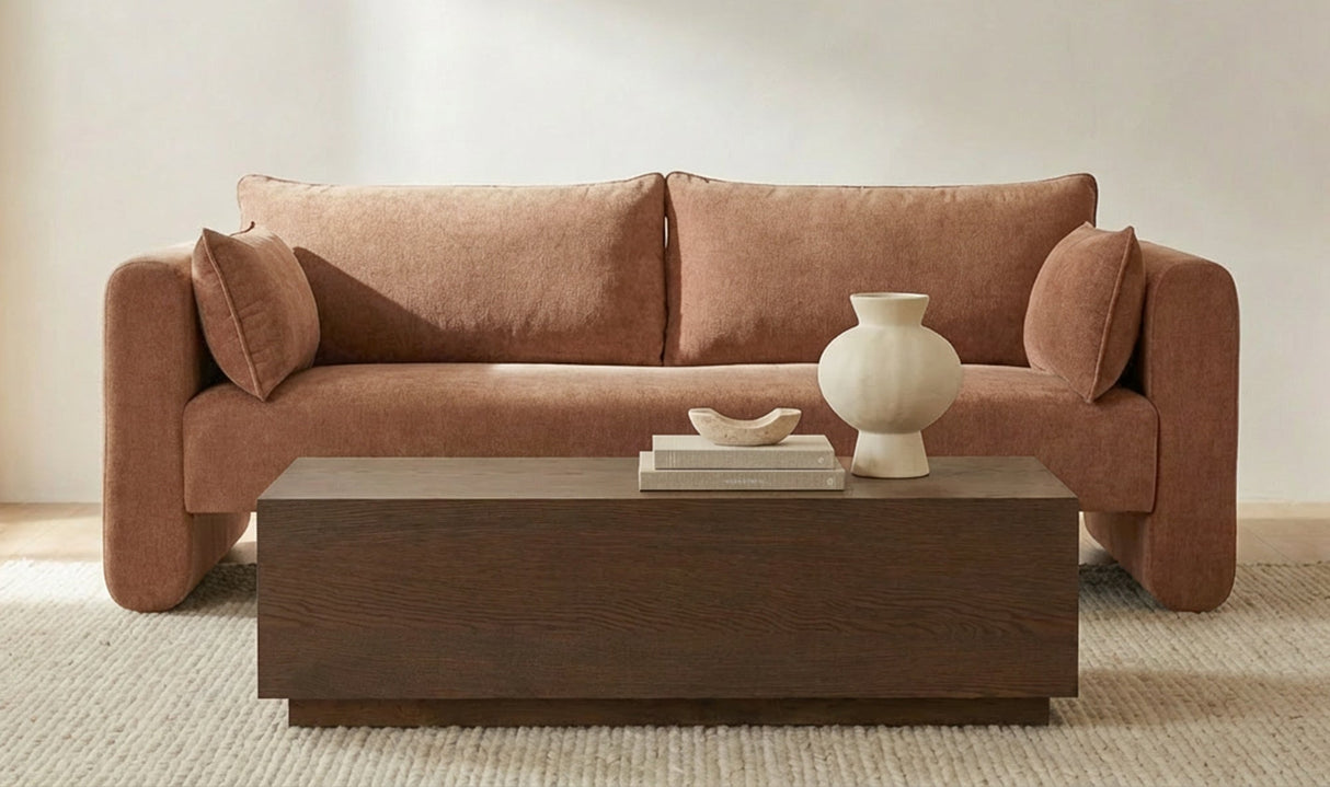 Moore Sofa Heritage Pink by Moe's Home at Eve Furniture