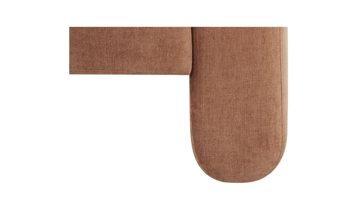 Moore Sofa Heritage Pink by Moe's Home at Eve Furniture