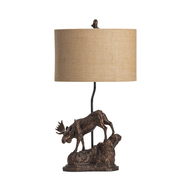 Moose Trail Brown Table Lamp (Set of 2) by Crestview at Eve Furniture