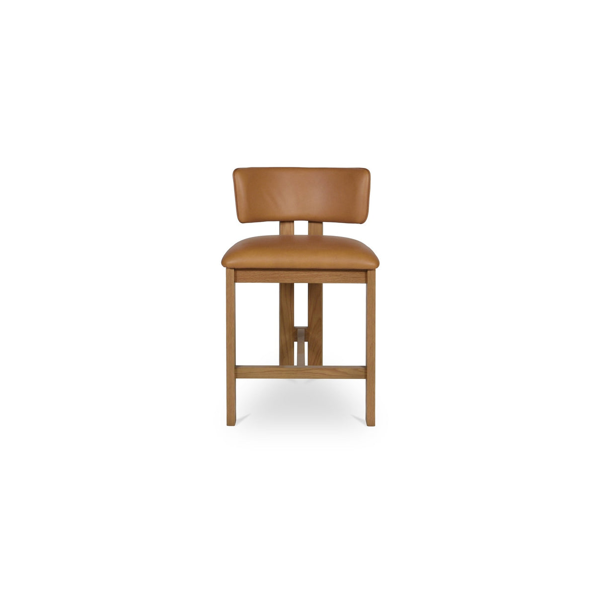 Morel Brown Counter Stool Leather by Moe's Home at Eve Furniture