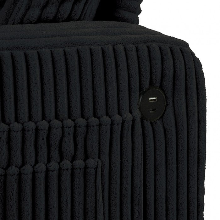 Moretaine Black Sofa by Furniture of America at Eve Furniture