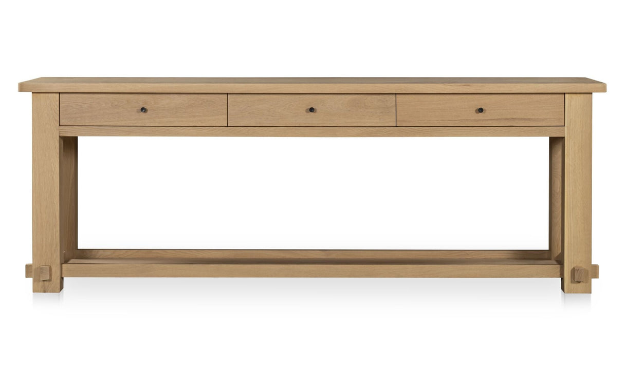 Morey Console Table Natural by Moe's Home at Eve Furniture